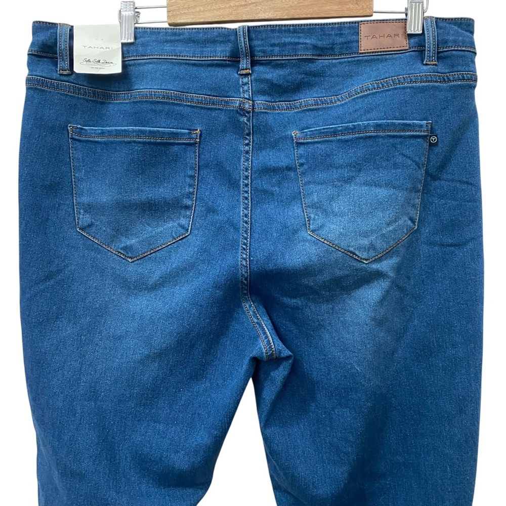 NEW - Tahari Kelly Jeans Mid Rise Skinny size 20W - Picture 5 of 9